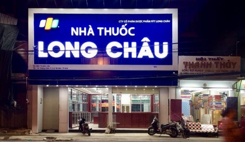 Biển hiệu nhà thuốc hiện đại