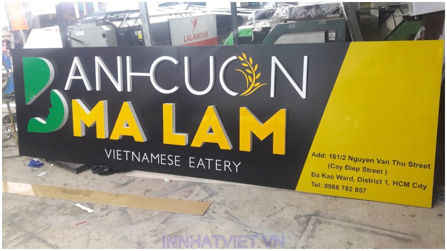 Làm bảng hiệu alu TPHCM