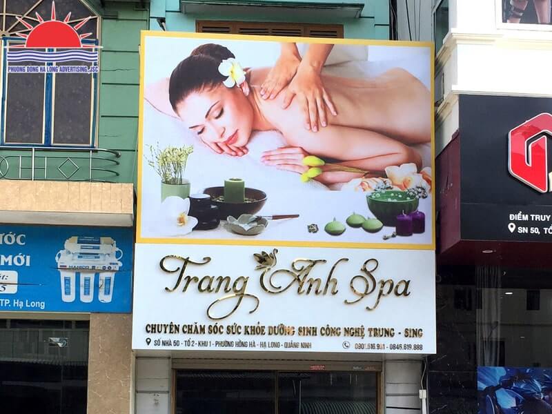 Làm biển quảng cáo spa thẩm mỹ viện 